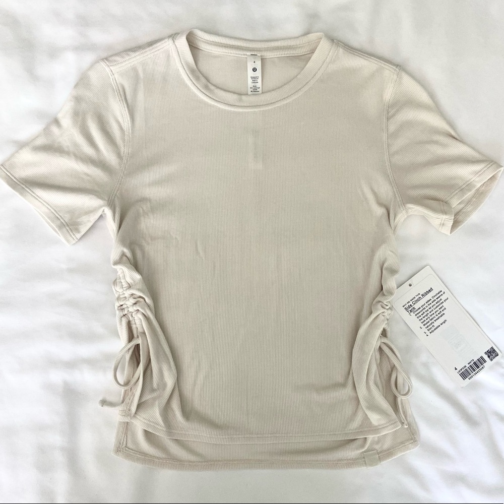 lululemon Side Cinch Ribbed Tee - Picture 6 of 12